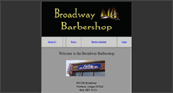 Desktop Screenshot of broadwaybarbershop.com